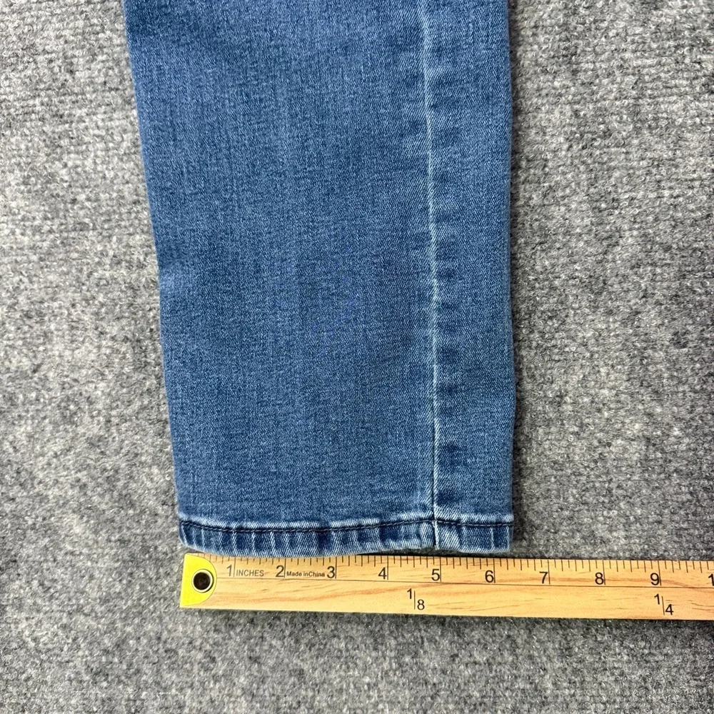 Steve's Jeans Mens 32x32 Medium Wash Straight Leg Stretch Denim Faded Whiskered